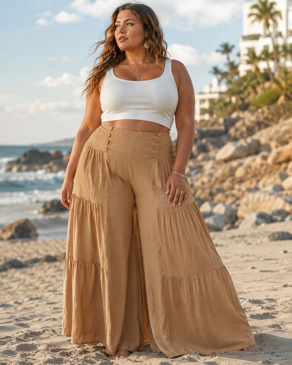 9. Palazzo Wide Leg Pants XXL